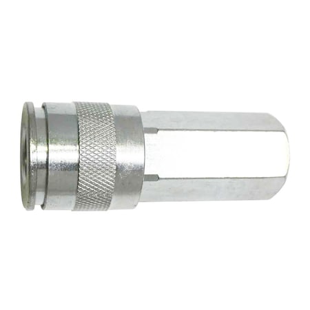 Interstate Pneumatics 3/8 Inch Universal Steel Coupler x 3/8 Inch Female NPT CG660